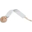 kiokids clip in legno per succhietto grigio
