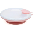 kiokids piatto termico con ventose rosa 6m+
