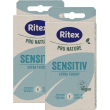 preservativi extra umidi ritex pro nature sensitive 16 st