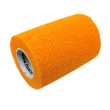 lisacare benda autoadesiva - arancione 7,5cm x 4,5m 1 pz fasciatura