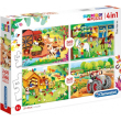 clementoni 2x20+2x60pcs puzzle la fattoria 21304 x6 1 st