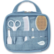 nuvita set beauty per l'igiene del neonato 0m+ con 9 accessori e astuccio colore blu