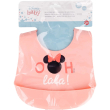 stor disney baby bavaglino in silicone rosa