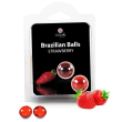 2 palline brasiliane alla fragola 24 g