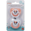stor minnie indigo dreams 0-6 mesi ciuccio in silicone con custodia 2 pezzi