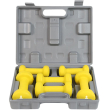 fitpaddy - kit 6 manubri dumbbell con valigetta kg: 2 pezzi 0,5 kg +