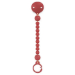 suavinex colour essence clip portaciuccio in silicone rosso peperoncino