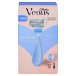 venus intimate rasoio donna per zone intime e pelli sensibili con manico ergonomico 1 manico + 2 lam