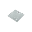 beurer gs 10 quadrato grigio bilancia pesapersone elettronica 1 pz set
