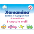 xamamina 25mg antinausea 6 capsule molli bambini