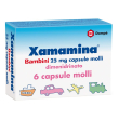 xamamina mal di viaggio bambini 25 mg, 6 capsule molli