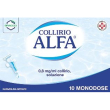collirio alfa monodose 0,8 mg/ml nafazolina decongestionante 10 flaconcini