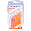 interprox plus supermicro arancio 6 pezzi pz spazzolino da