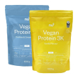 nu3 pacchetto di prova proteine vegane 3k nu3, crema biscotti