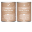 nu3 frullato proteico vegano bio cacao-macchiato 2x400 g polvere