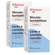 redcare lente a contatto mensile -3 diottrie 2x1 pz lenti