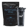 nu3 performance whey cookies-cream + shaker 1 pz polvere