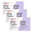 redcare vitamina d3, k2 e calcio 3x60 pz compresse