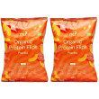 nu3 organic protein chips, paprika 2x80 g snack