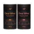 nu3 clear whey tropical refresh + raspberry refuel 2x42