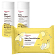redcare junior hallo baby pelle sensibile salviettine + detergente o