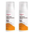 redcare derma crema solare viso sensitive spf 50 2x50 ml solare