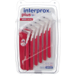 interprox plus miniconico rosso 6 pezzi pz spazzolino da d