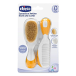 chicco spazzola + pettine arancione 1 st