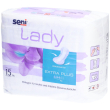 seni lady assorbenti per urina extra plus, 1 confezione = 15 pezzi