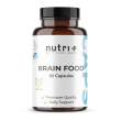 nutri+ brainfood capsule - con curcuma, ginkgo e ginseng 50 pz