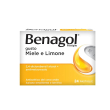 benagol miele e limone antisettico del cavo orale azione emolliente e lenitiva 24 pastiglie