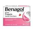 benagol - gusto fragola senza zucchero per il mal di gola confezione 24 pastiglie (scadenza prodotto
