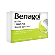benagol - 16 pastiglie gusto limone senza zucchero, lenitivo per la gola