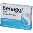 benagol 1,2 mg + 0,6 pastiglie gusto menta fredda 24 pz caramelle