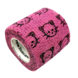 benda autoadesiva lisacare - gatto rosa 5cm x 4,5cm 1 pz fasciatura