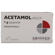 abiogen pharma - acetamol adulti 10 supposte 1g, trattamento per febbre e dolore