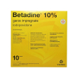 betadine 10% garze impregnate piccole ferite 10 garze - mylan