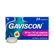 gaviscon 500 mg+267 mg, 24 compresse masticabili