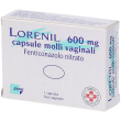 lorenil 600 mg capsule molli vaginali 1 pz capsule
