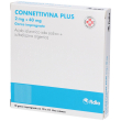 connettivina plus garze impregnate 2 mg + 40 mg, cicatrizzante e disinfettante per ustioni e ferite,