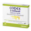 codex 5 miliardi capsule rigide saccharomyces boulardii, 12 capsule