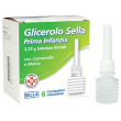 glicerolo sella prima infanzia 6 contenitori monodose 2,25g - soluzione rettale camomilla/malva