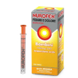 nurofen febbre e dolore ibuprofene sciroppo per bambini 3+ mesi gusto arancia 150ml 100mg/5ml