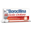 neoborocillina gola dolore per mal di gola forte 32 pastiglie menta no zucchero