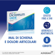 dicloreum unidie cerotti antinfiammatori per dolori muscolari e dolori articolari - 8 cerotti 136mg