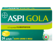 aspi gola caramelle antinfiammatorio per gola infiammata e mal di gola, 24 pastiglie limone/miele