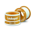 leukoplast - cerotto rocchetto leukopor 2,5x500cm - nastro adesivo traspirante per ferite