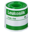 leukosilk cerotto in rocchetto ipoallergenico 5 x 500 cm