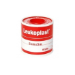 leukoplast - cerotto rocchetto pelle 5x500cm - adesivo medico per fissaggio sicuro