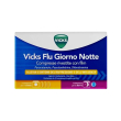 vicks flu giorno notte - sintomi influenzali 12 compresse giorno + 4 compresse notte